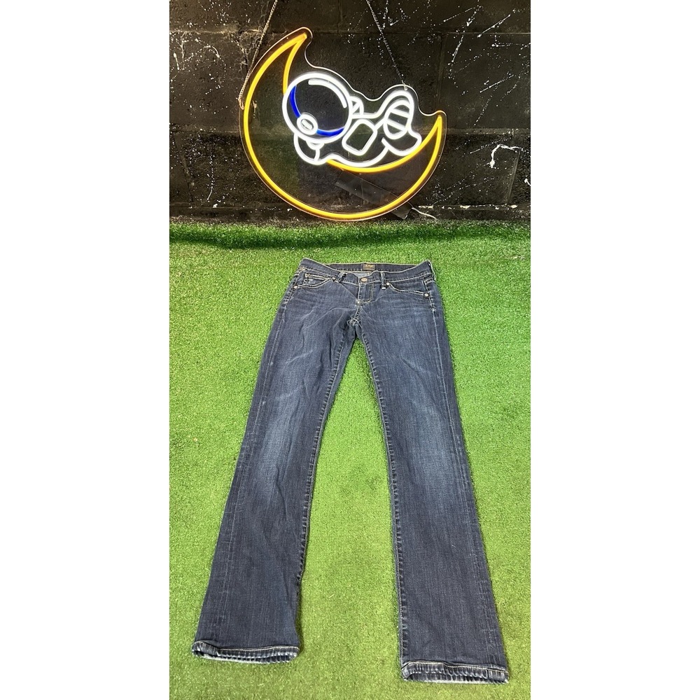 Citizens Of Humanity Ava‎ Low Rise Jeans Straight Leg Size 25 Stretch Blue